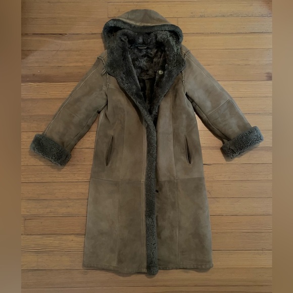 Vintage Turkis Tukku Shearling Jacket Made in Finland. - Picture 1 of 16